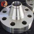 top quality polished surface welding neck titanium flange